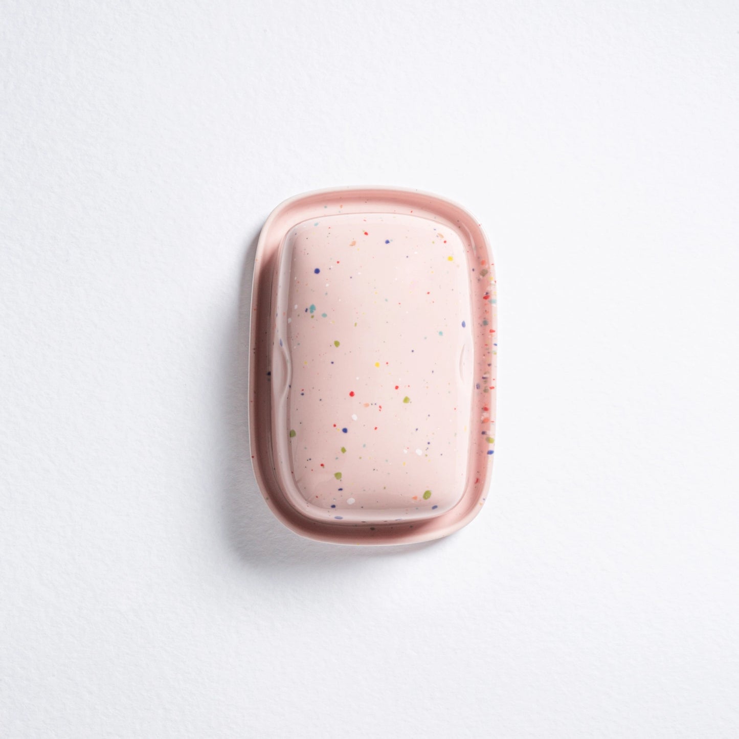 Party Butter Dish Pink