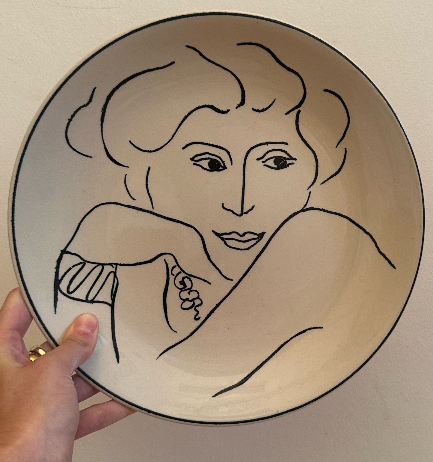Ceramic Face Plates (Set of 4) - Who, me?