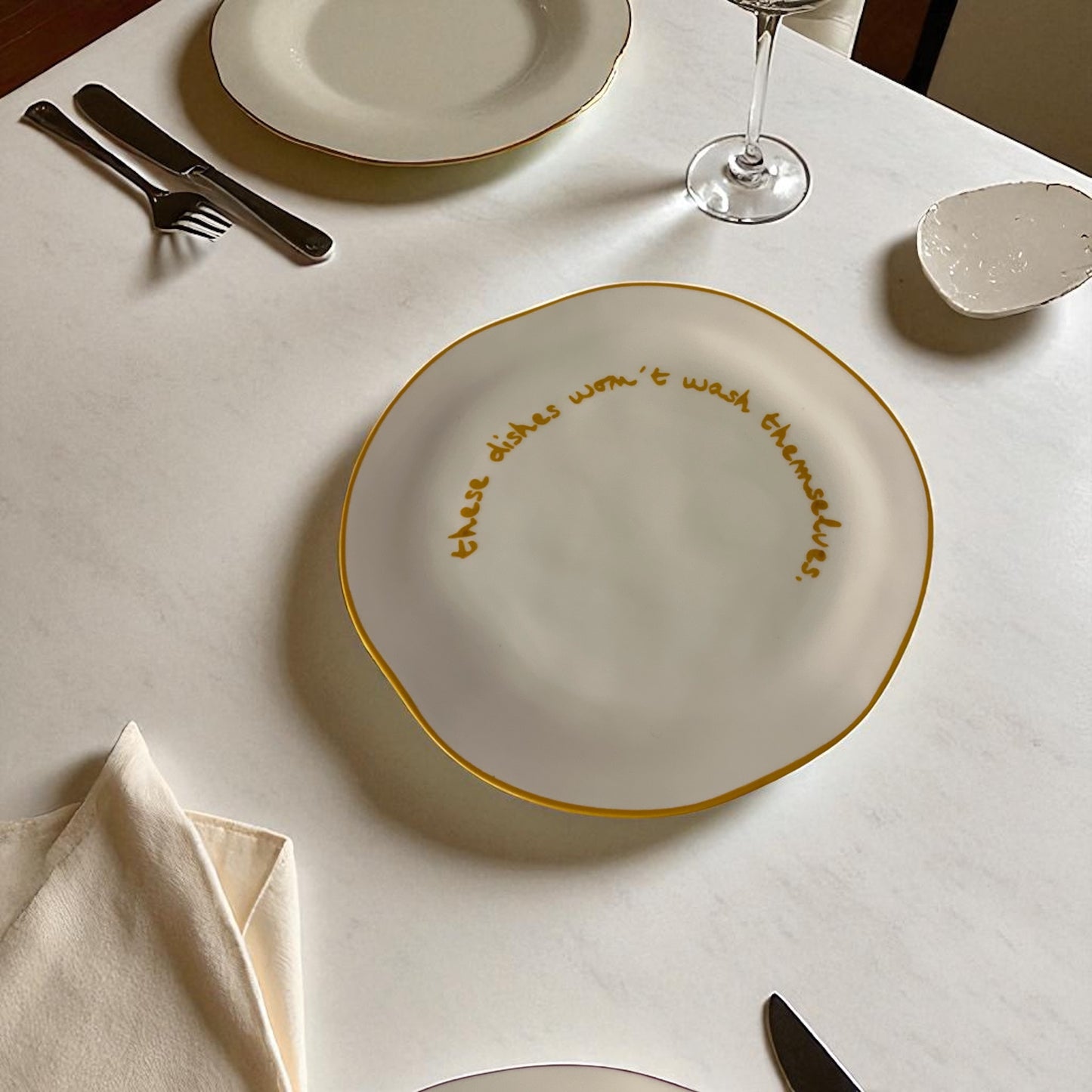 Lunch Plate - These Dishes Won't Wash Themselves