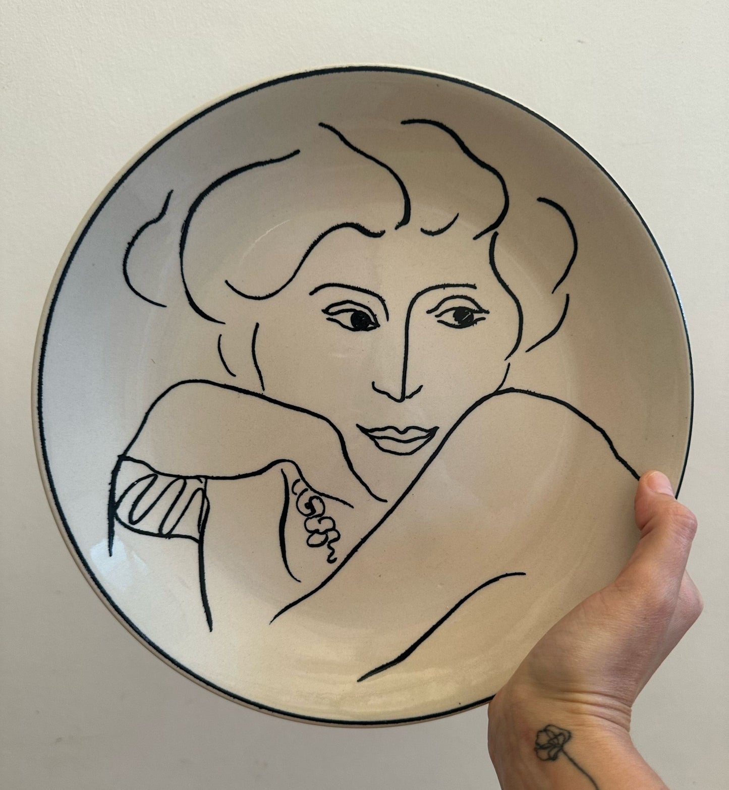 Ceramic Face Plates (Set of 4) - Who, me?