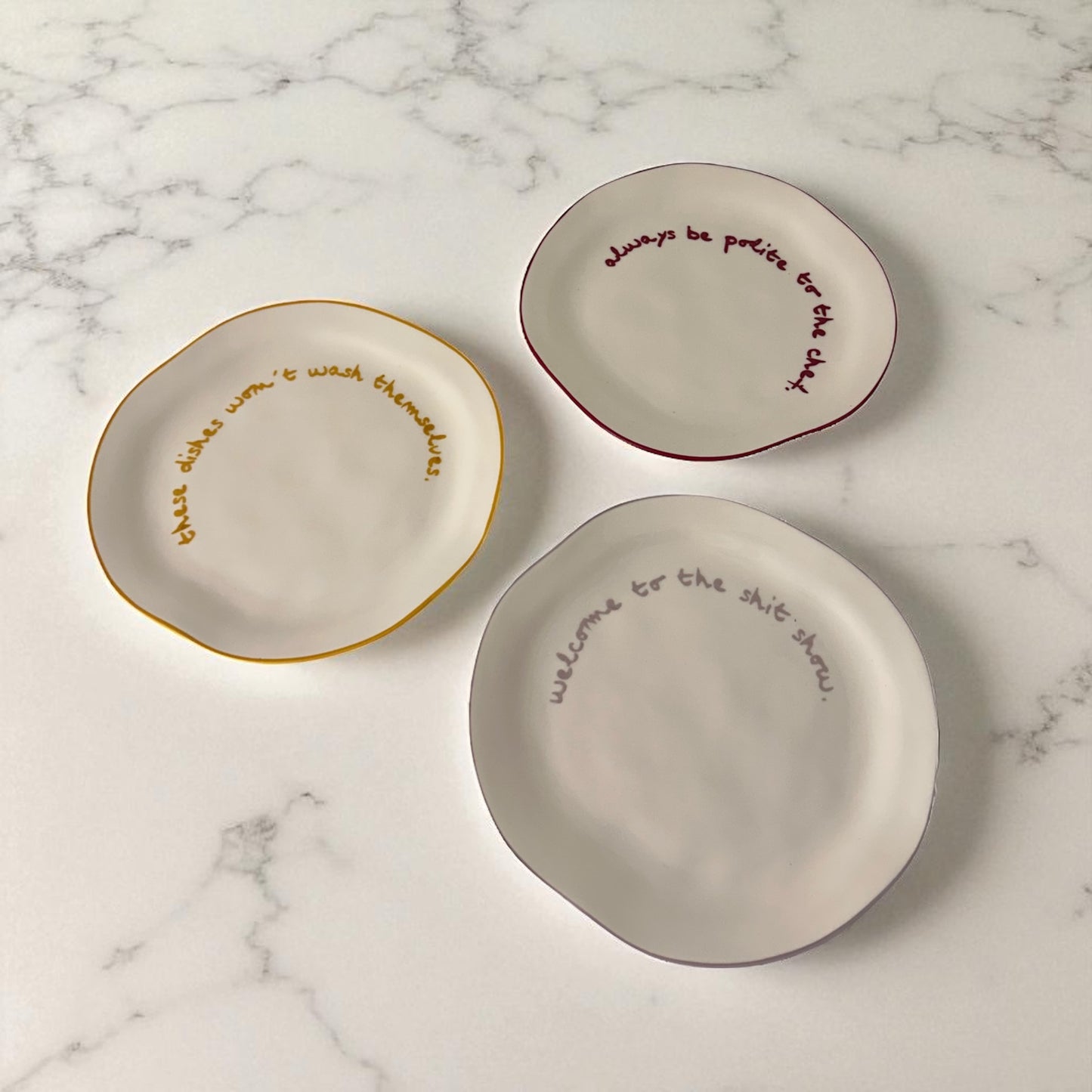 Lunch Plate - These Dishes Won't Wash Themselves