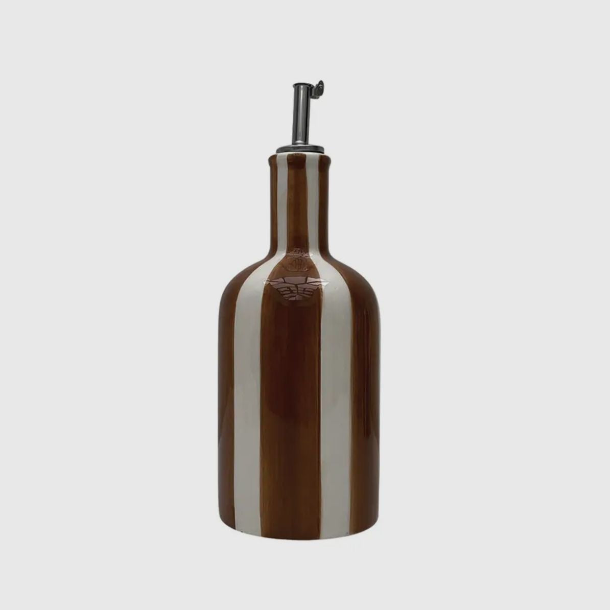 Oil Dispenser (Brown and White Stripe)