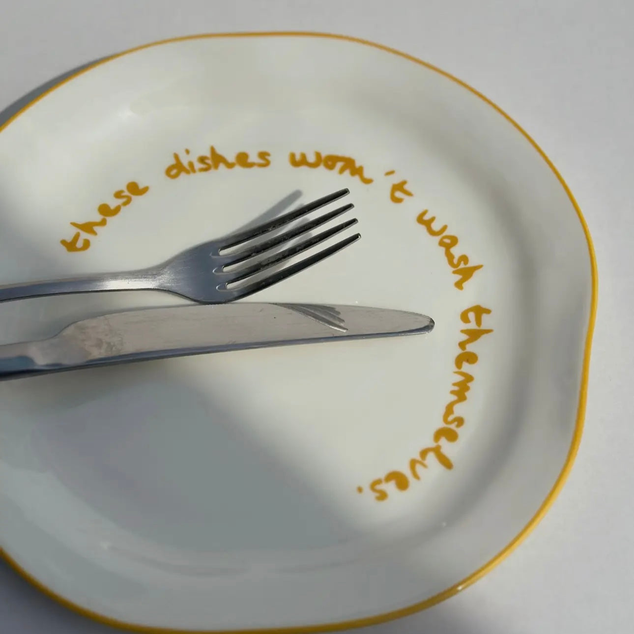 Lunch Plate - These Dishes Won't Wash Themselves