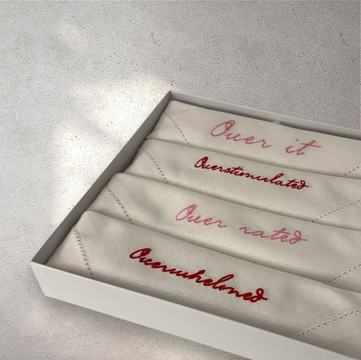 The Overwhelmed Napkin Set