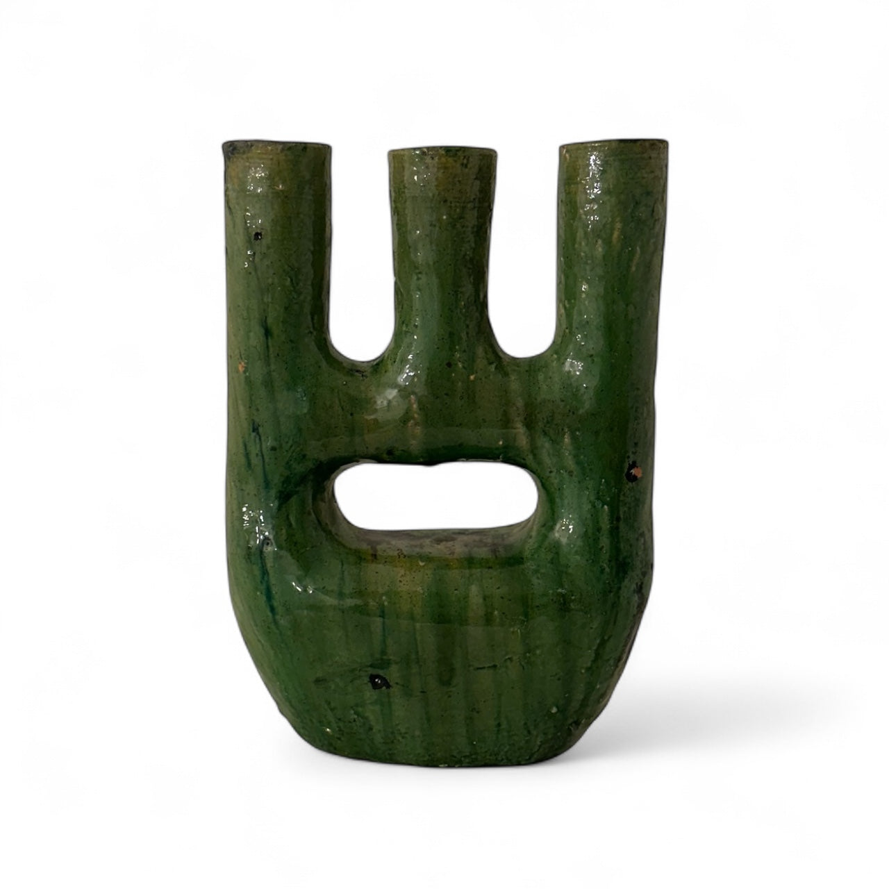 Alfreds' Tamegroute Three-Point Sculpture - Green