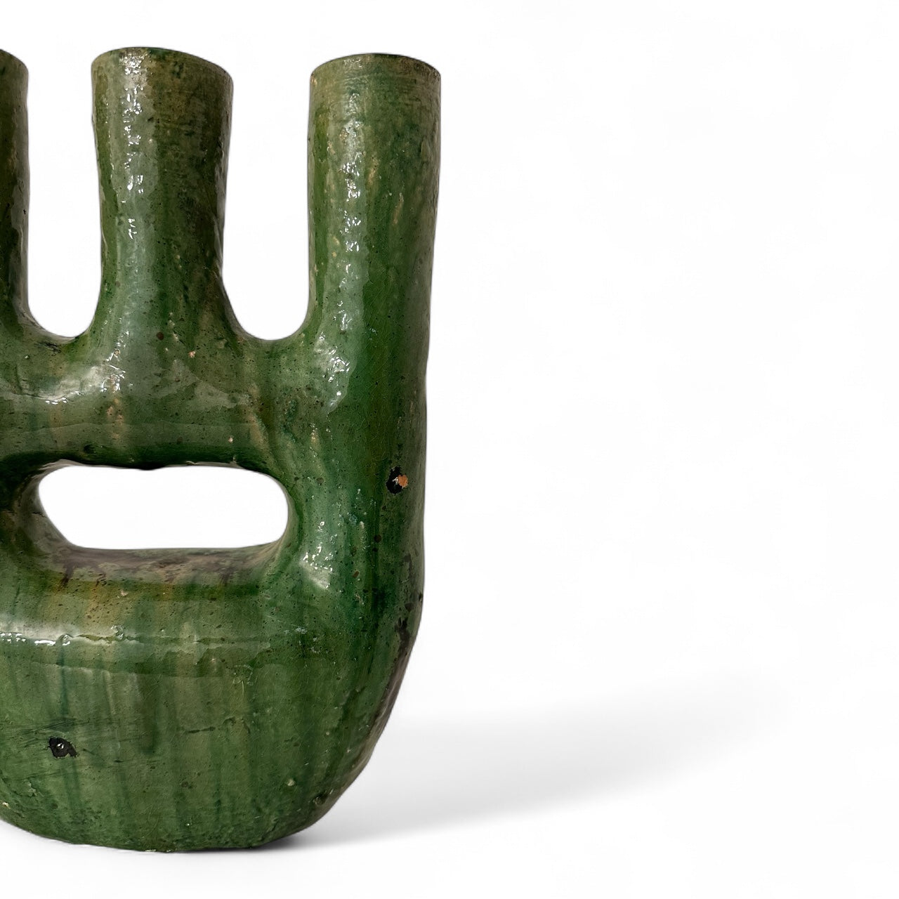 Alfreds' Tamegroute Three-Point Sculpture - Green