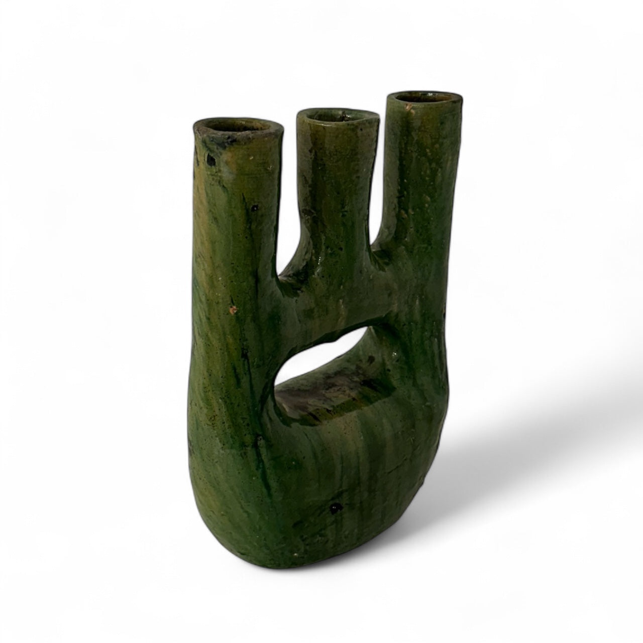 Alfreds' Tamegroute Three-Point Sculpture - Green