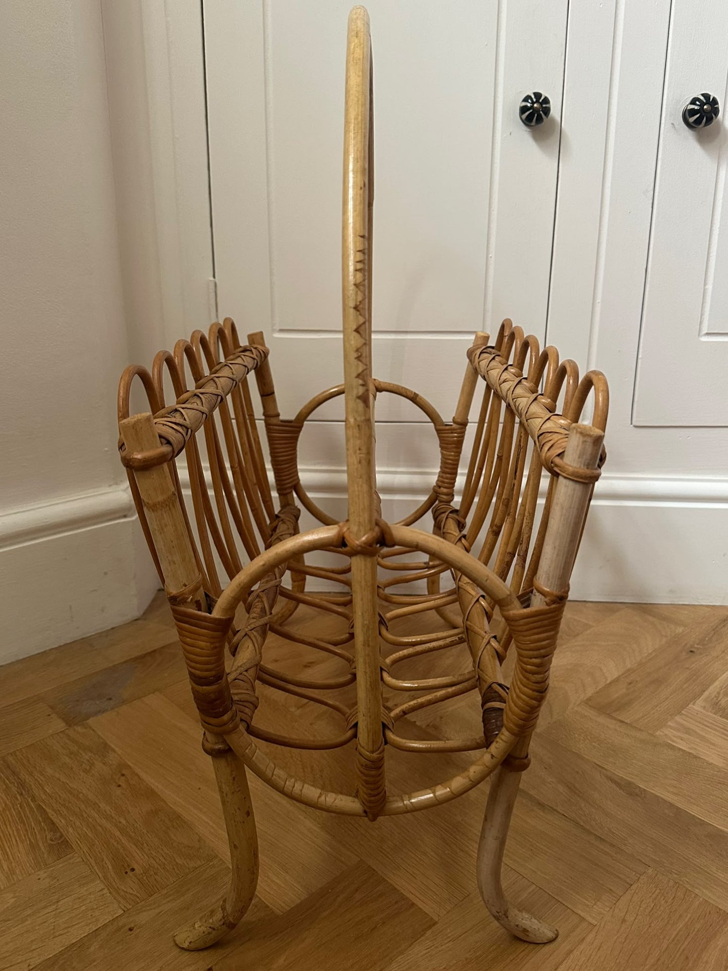 Rattan Magazine Rack