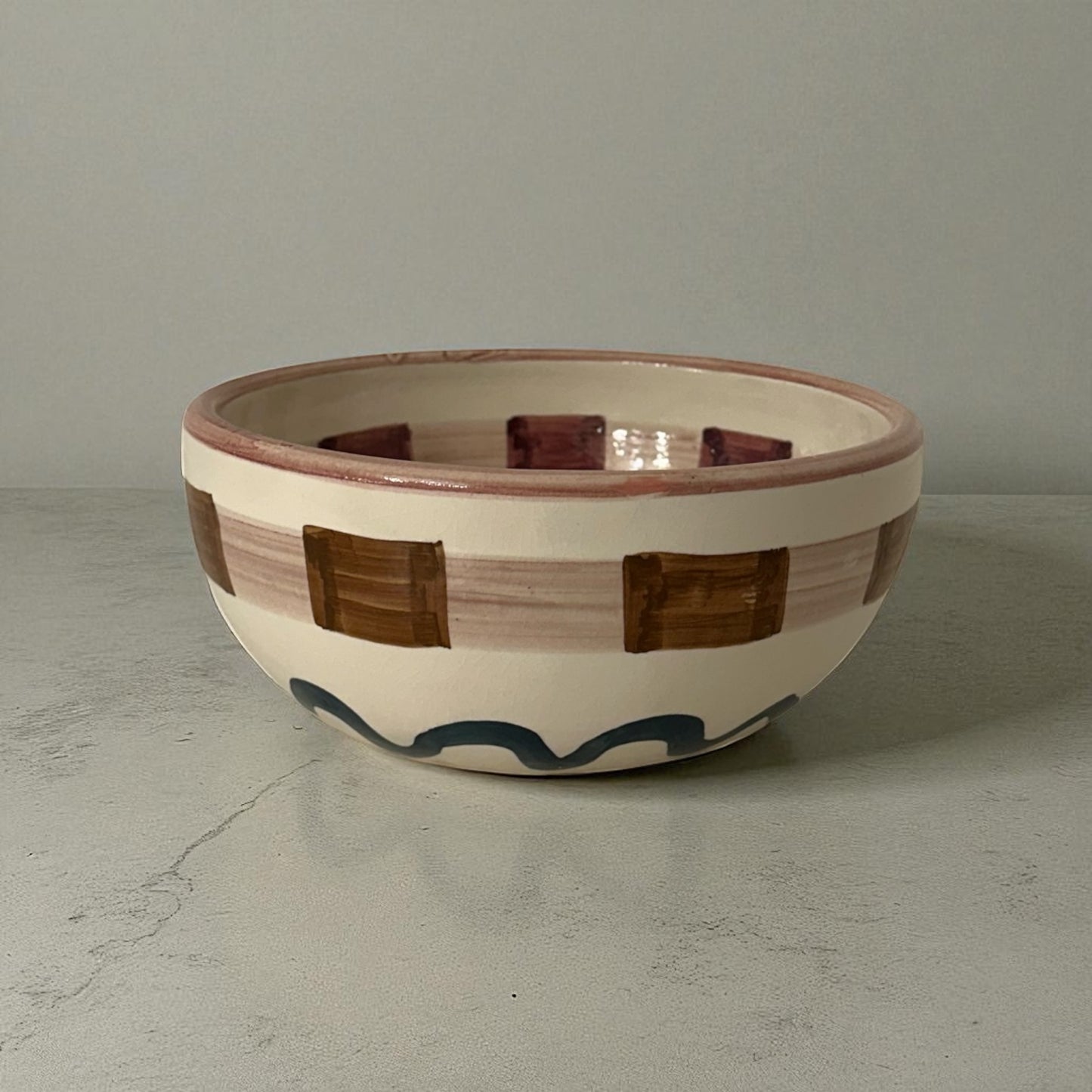 Alfreds' Abstract Moroccan Bowl - Pink