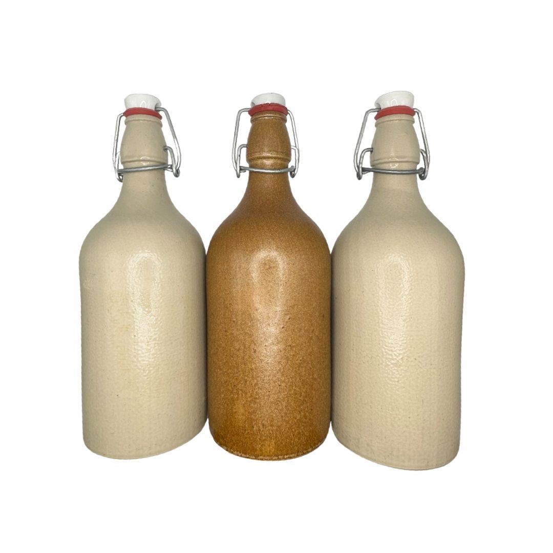 Ceramic Swing Top Bottles (Set of 3)