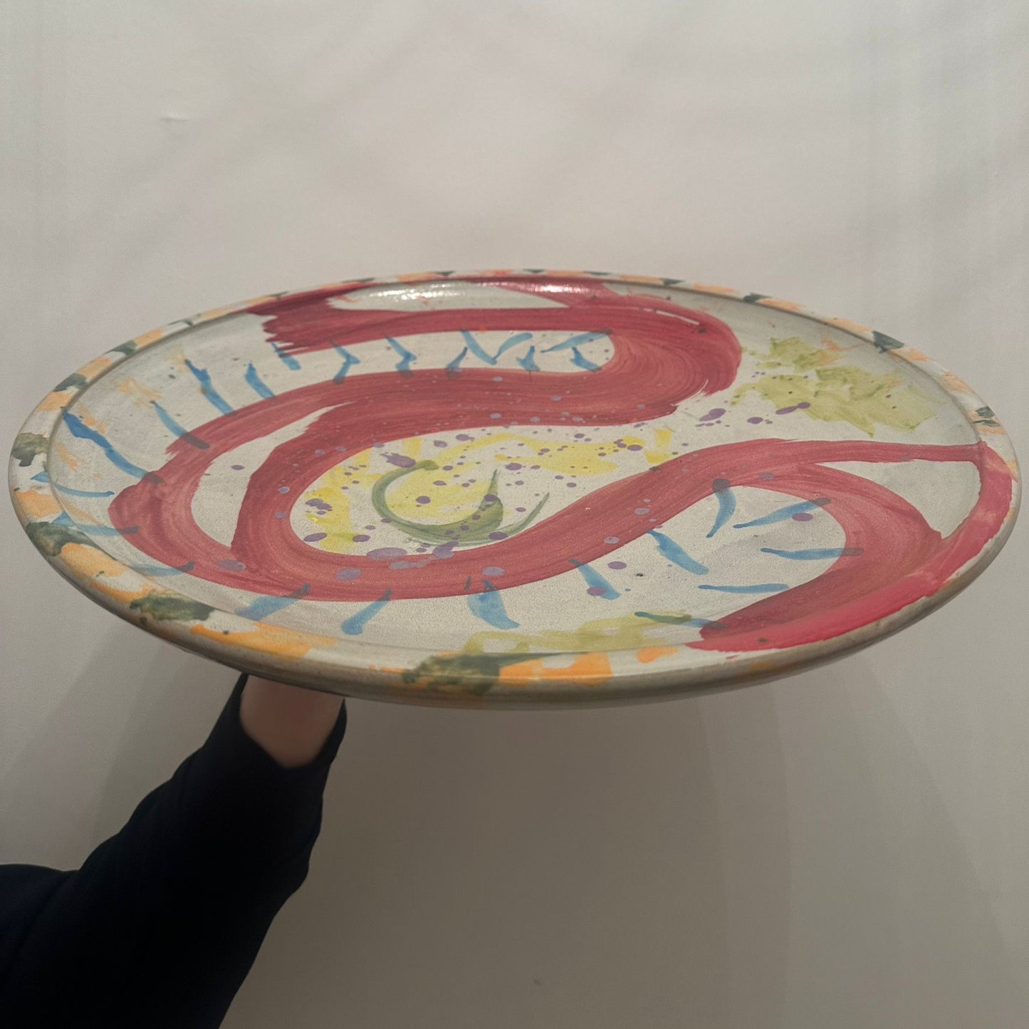 Large Abstract Serving Plate - Orla