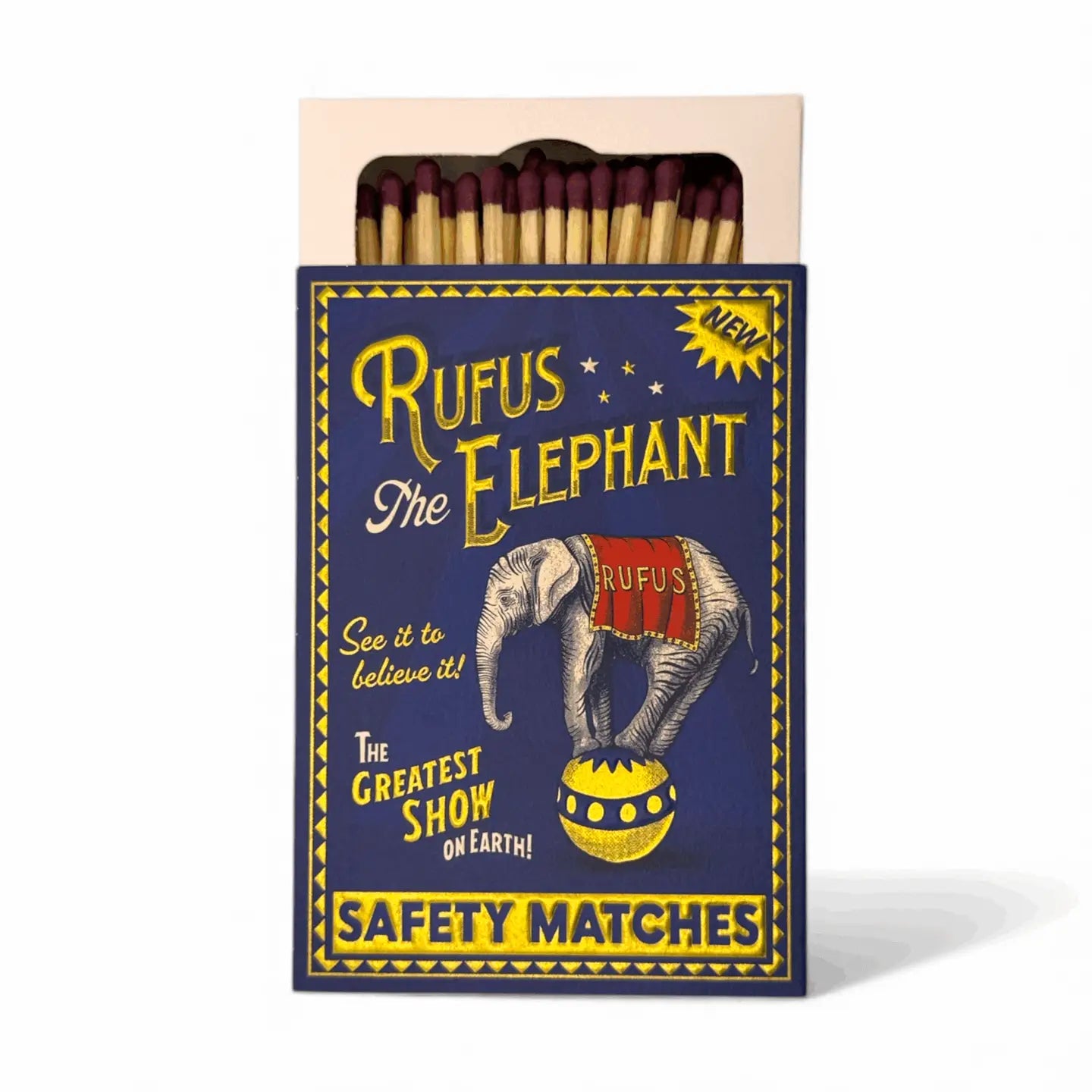 Luxury Extra-Long Matches - Rufus the Elephant