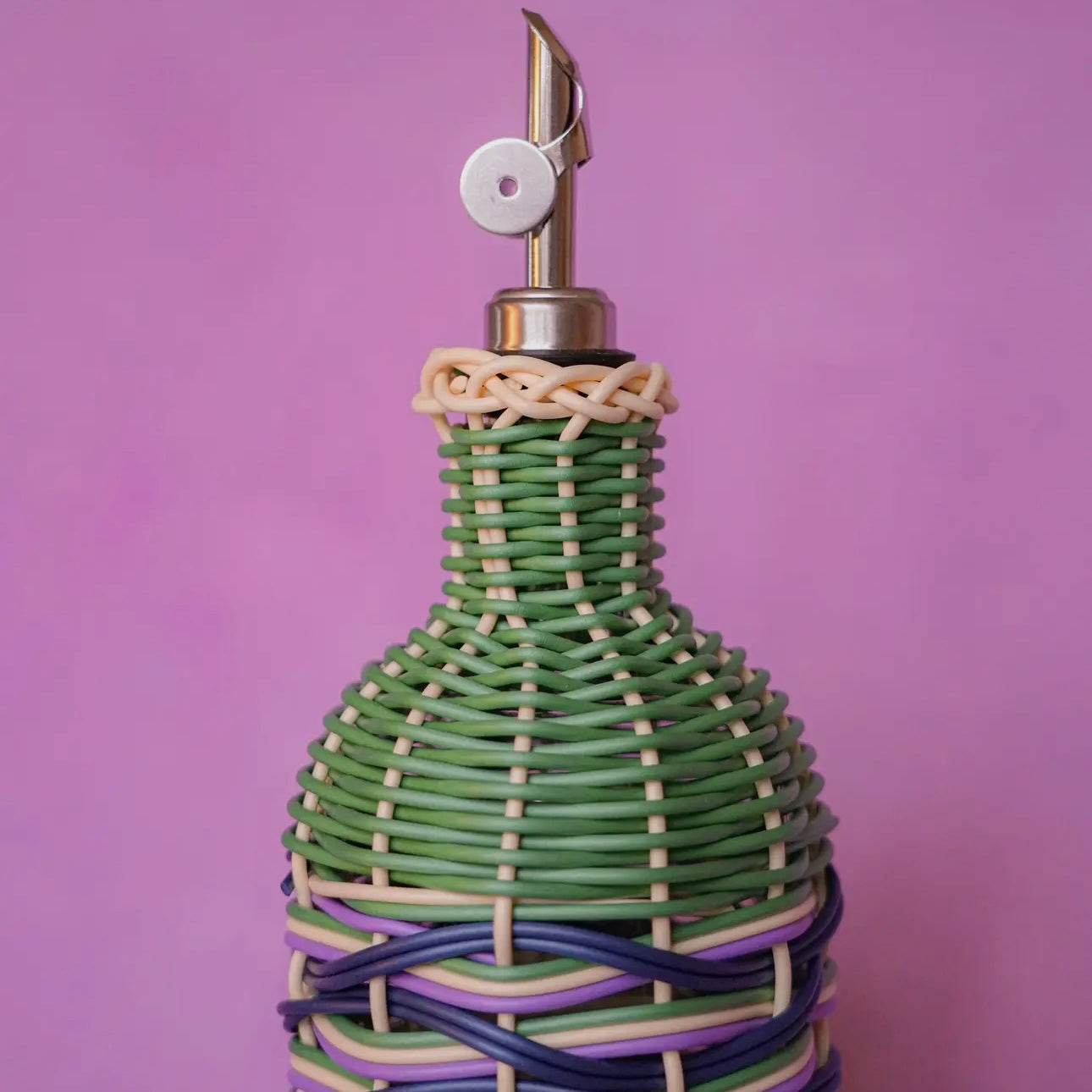 Brown & Green Oil Dispenser