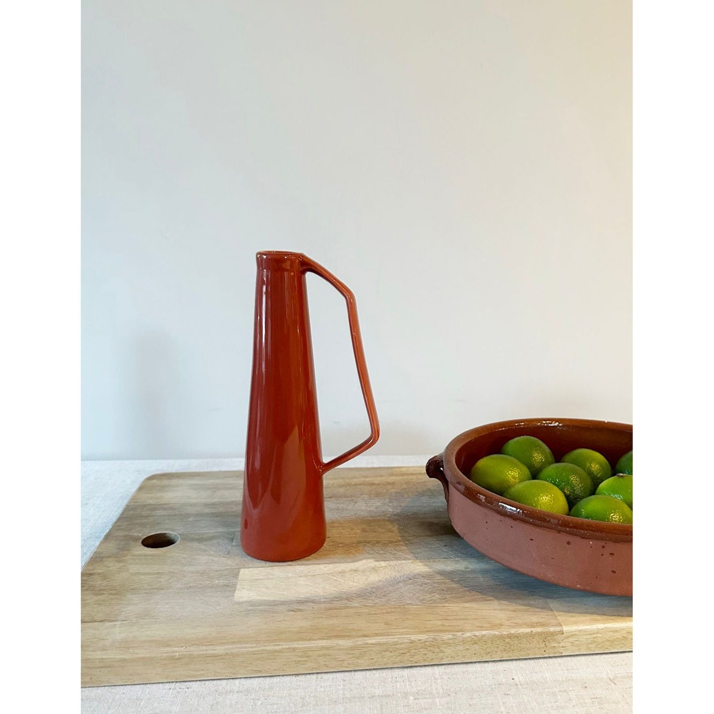 Ceramic Vase with Handle (Terracotta)