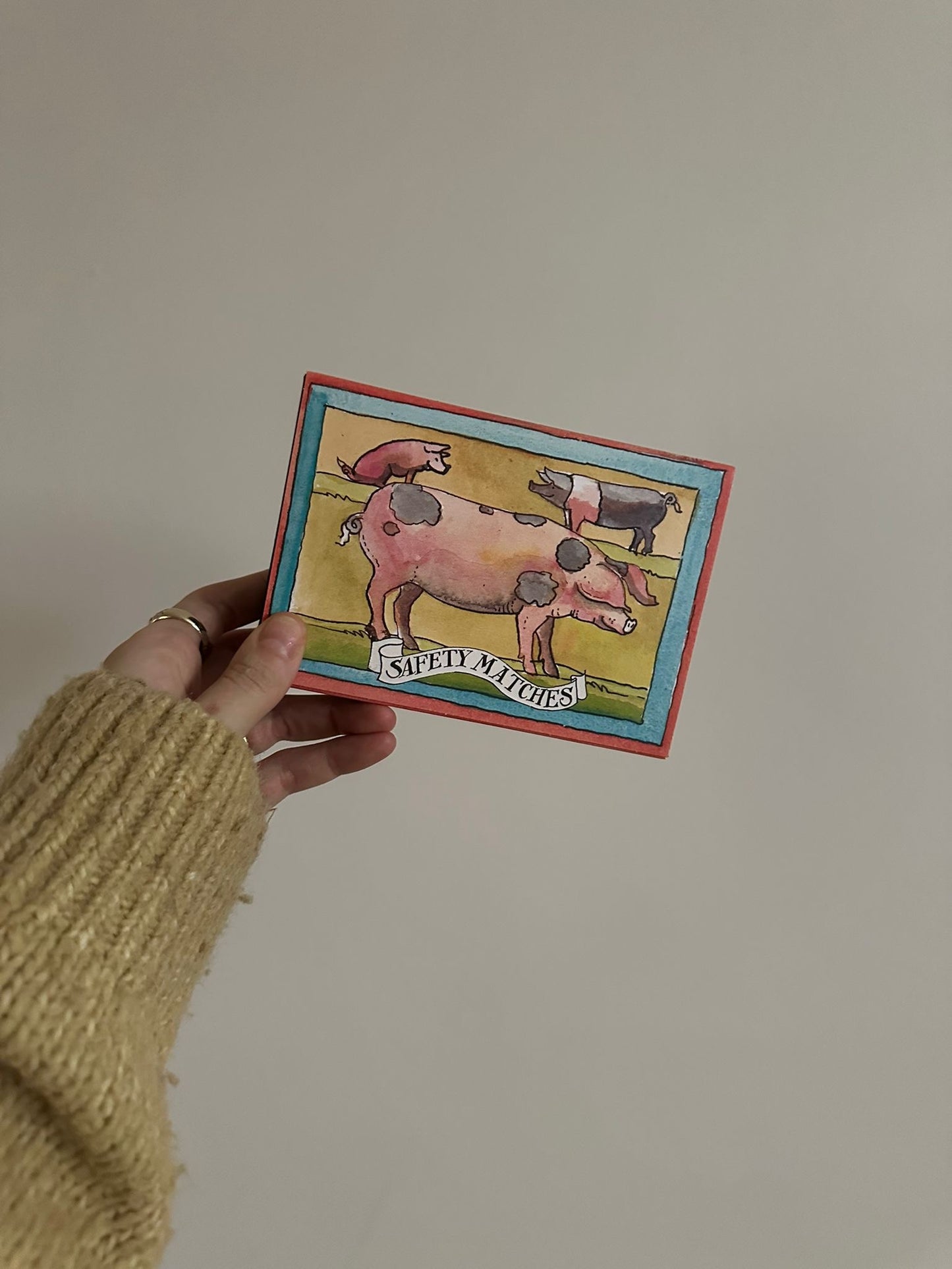 Luxury Extra-Long Matches - Happy Pigs