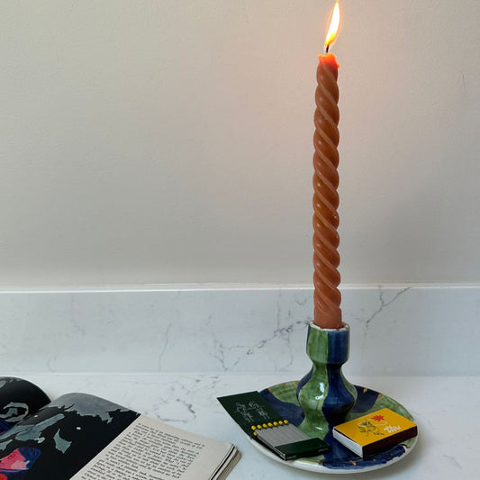 Green and Blue Candlestick