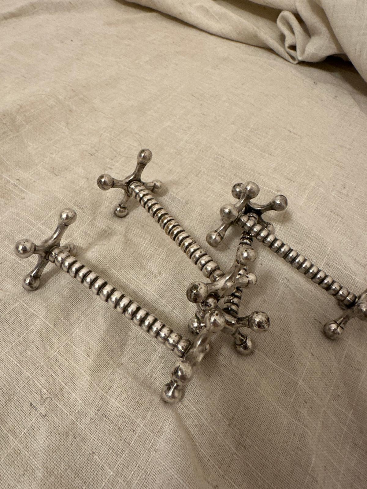 Vintage Silver Jack Napkin Rings (Set of 4)