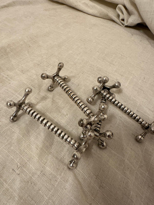 Vintage Silver Jack Napkin Rings (Set of 4)