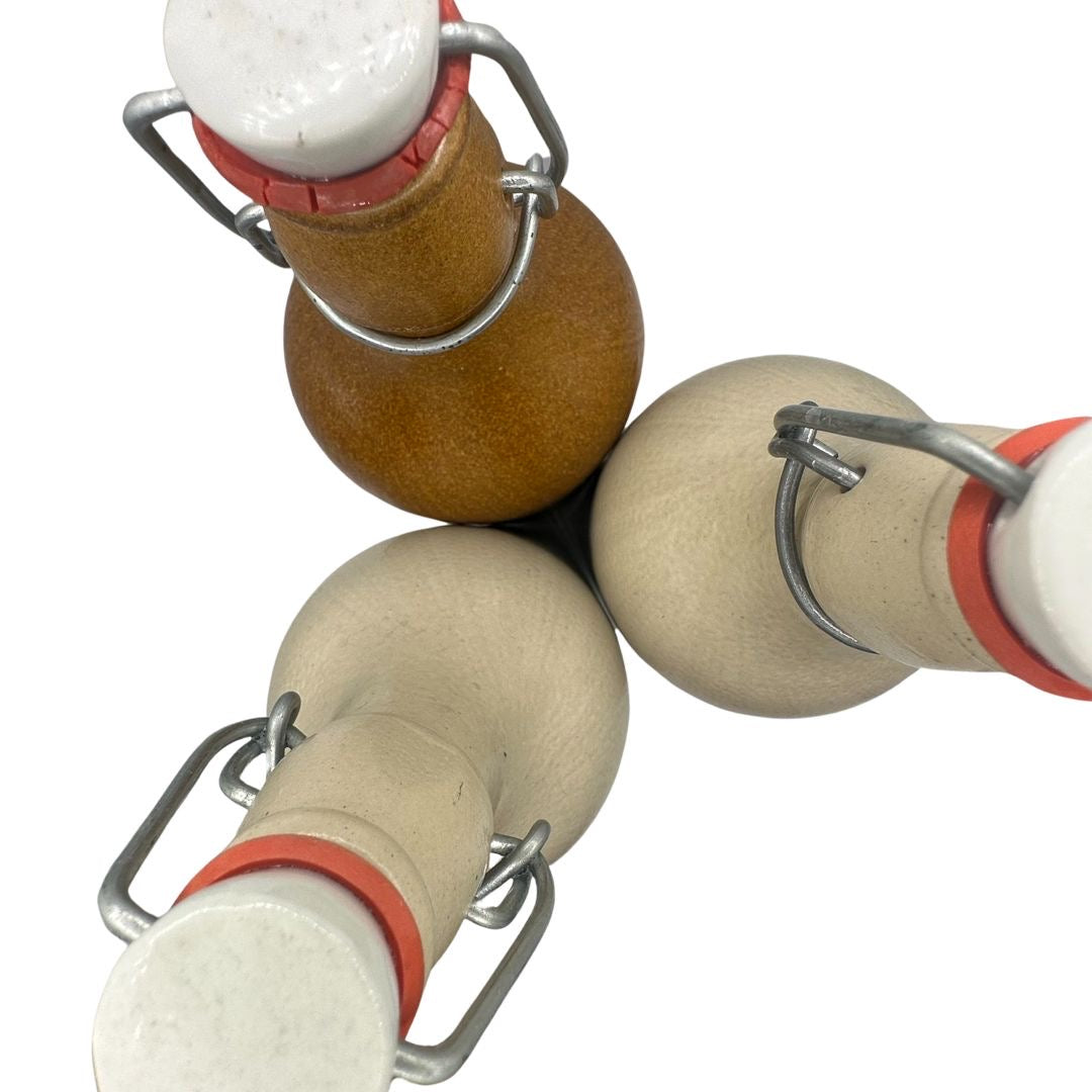 Ceramic Swing Top Bottles (Set of 3)