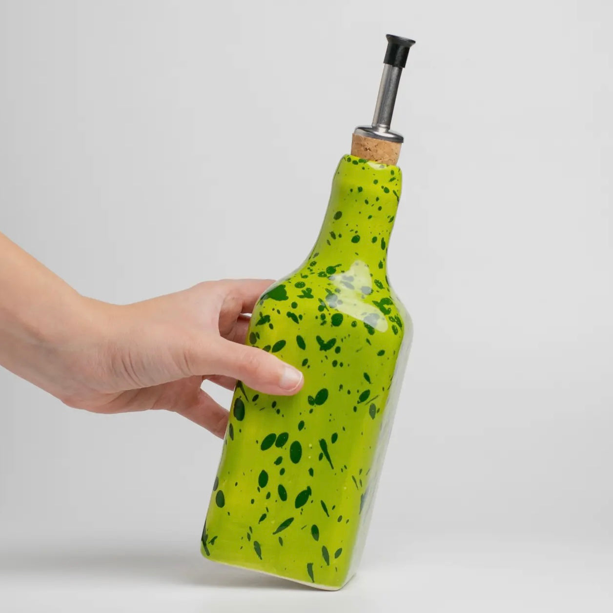 Oil Dispenser (Lime Green Splatter)