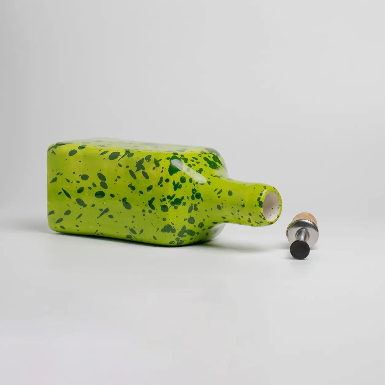 Oil Dispenser (Lime Green Splatter)