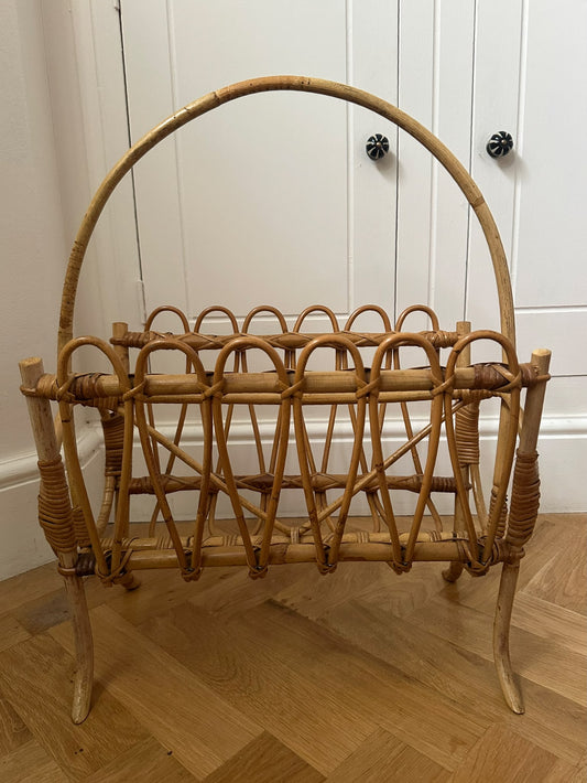 Rattan Magazine Rack
