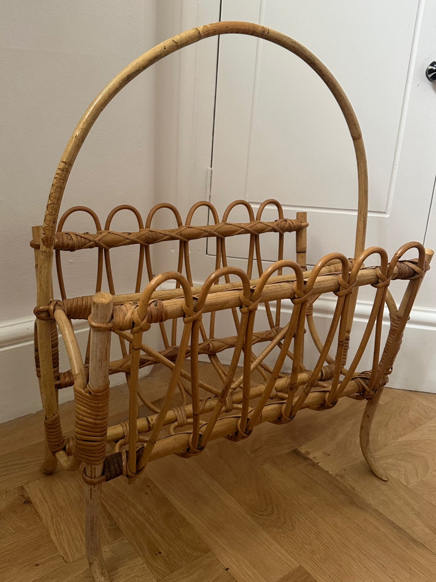 Rattan Magazine Rack