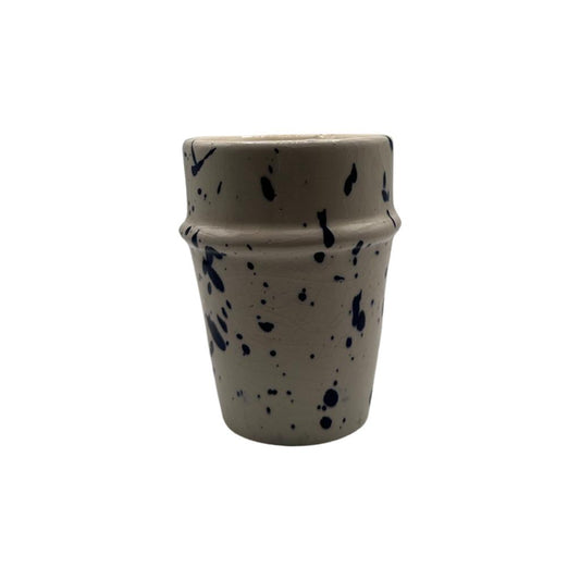 Moroccan Beldi Mug (Blue & White Splatter)