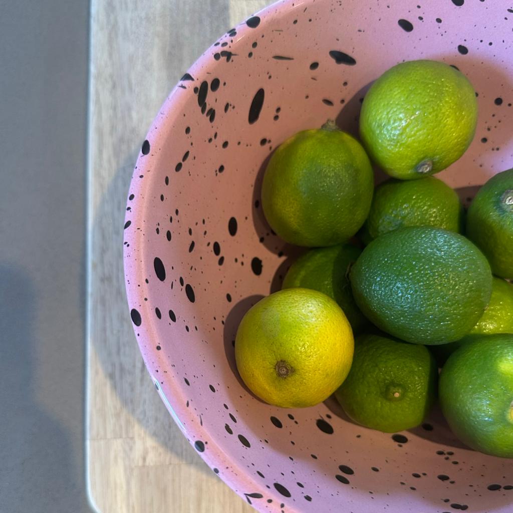 Large Ceramic Salad Bowl (Cosmic Rose)