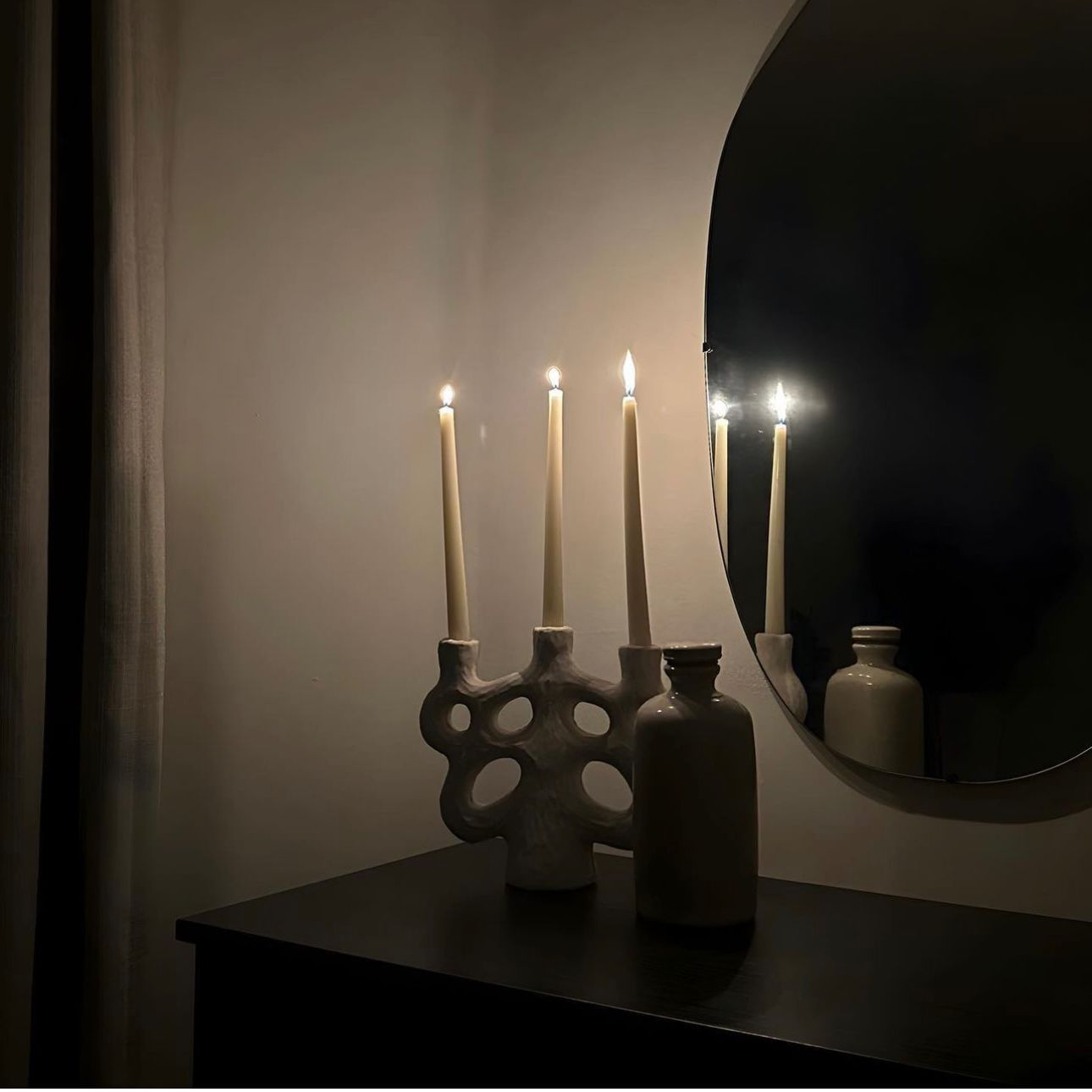 Ecru Candelabra