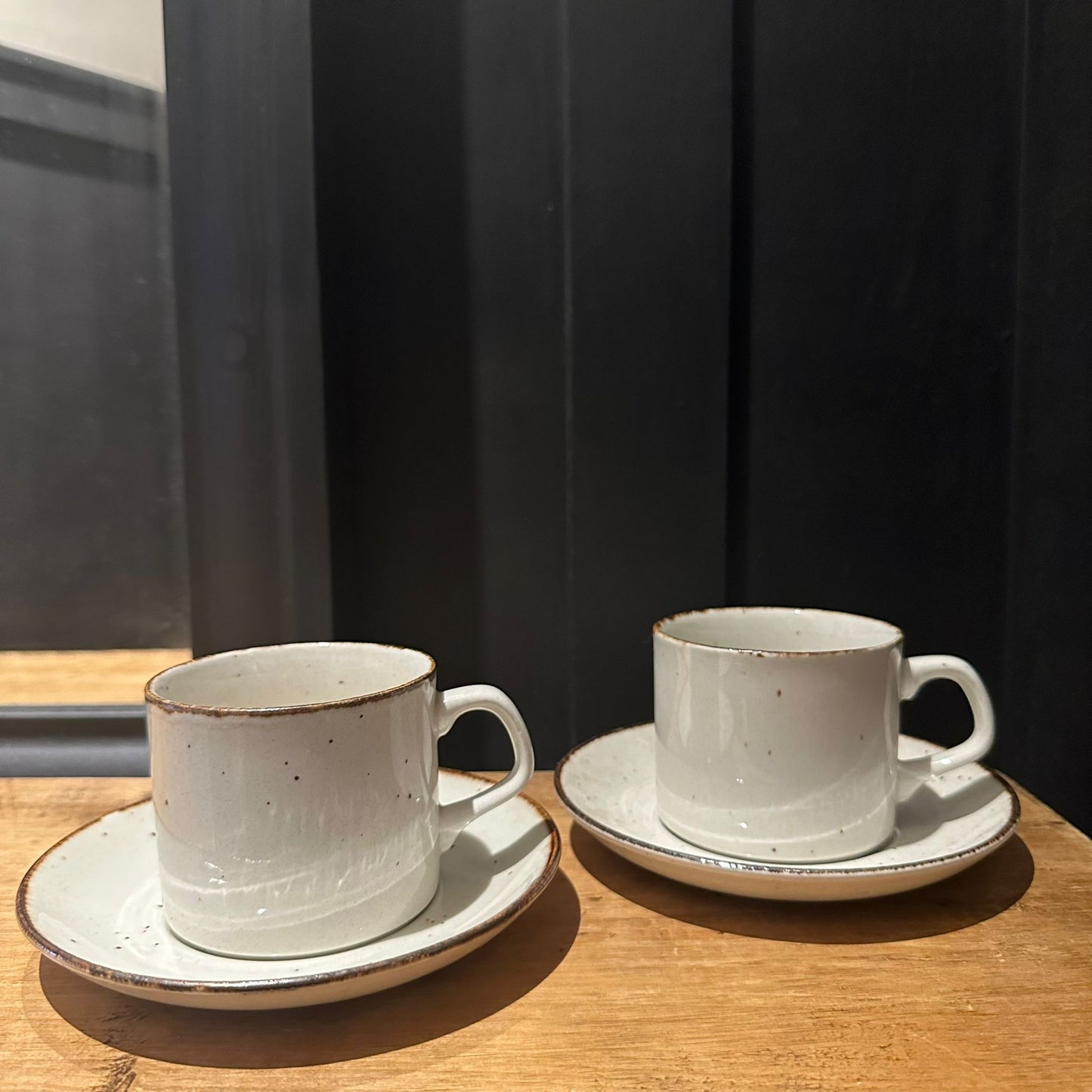 J&G Meakin Speckled Coffee Cups (Set of 2)