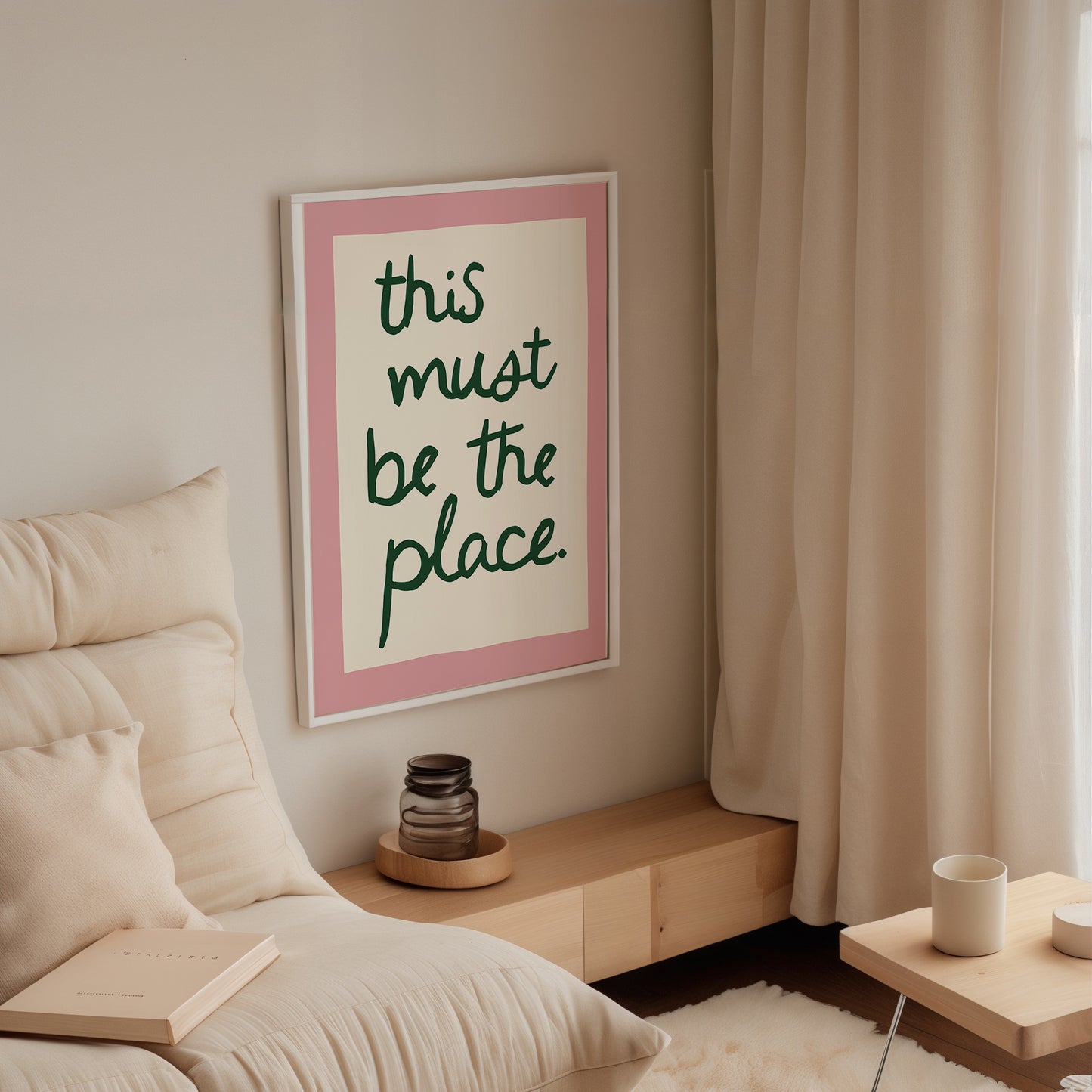 This Must Be the Place Handwritten Print
