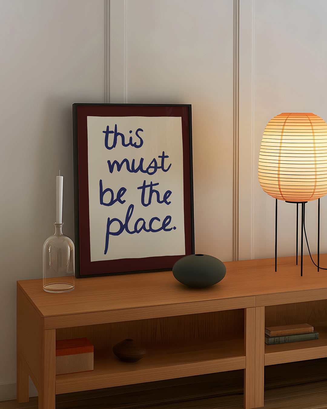 This Must Be the Place Handwritten Print