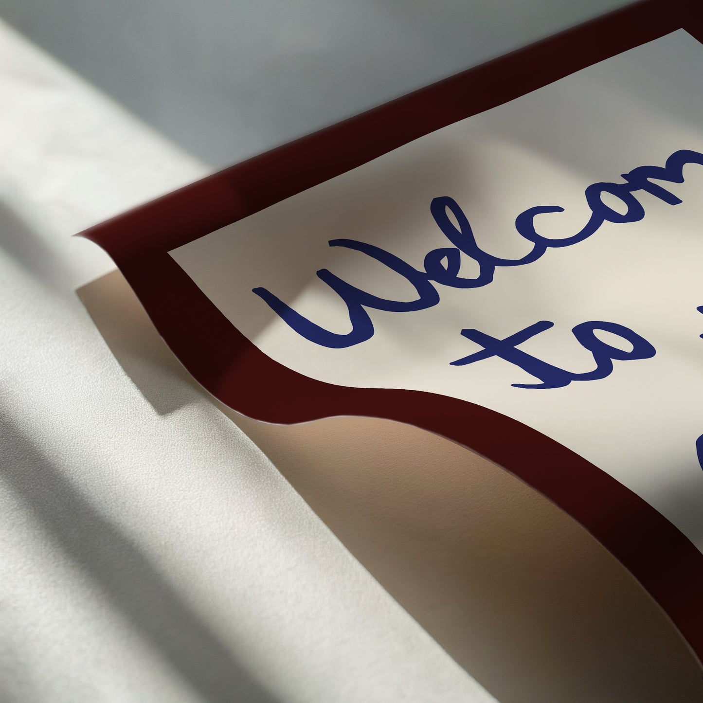 Welcome to the Chaos Handwritten Print