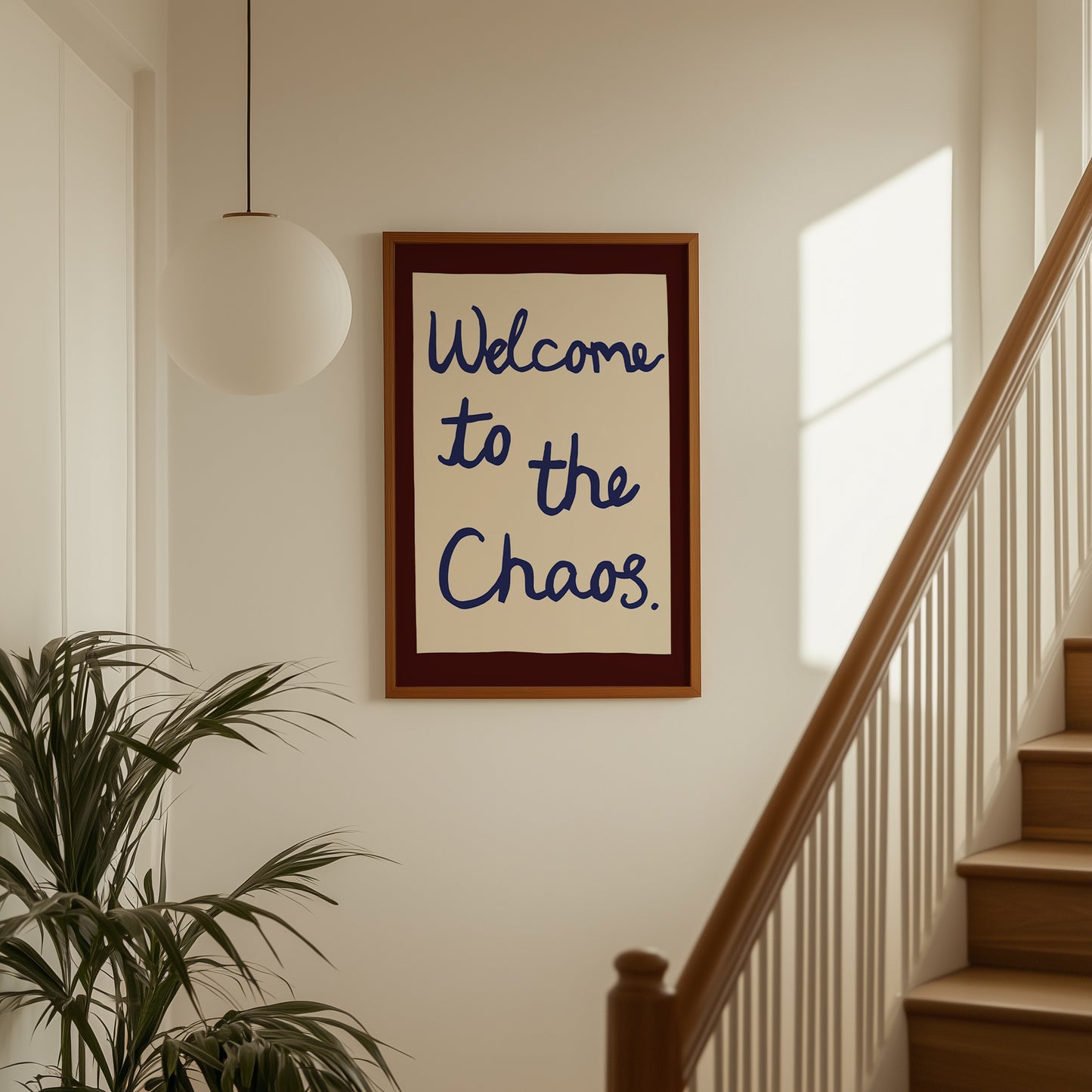 Welcome to the Chaos Handwritten Print