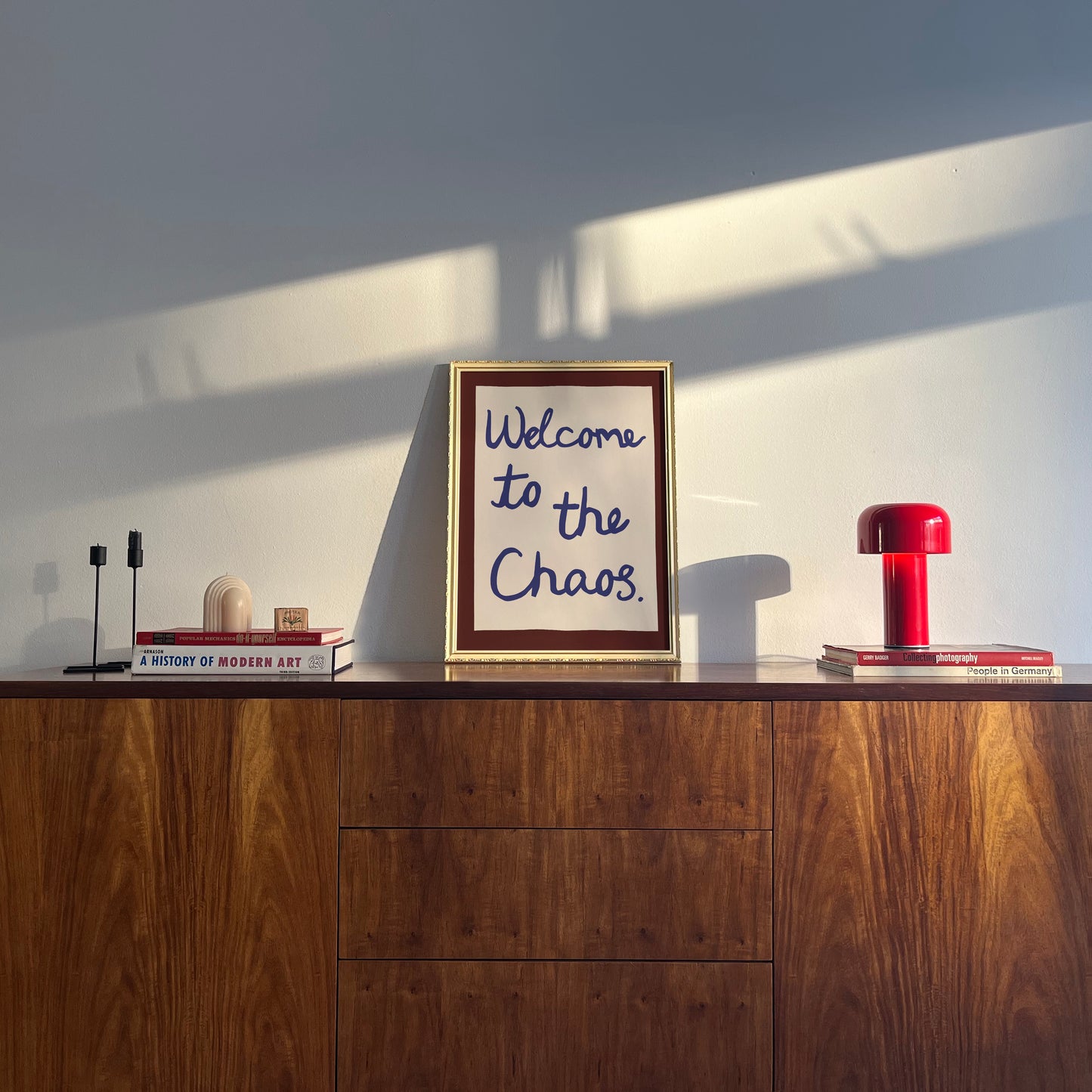 Welcome to the Chaos Handwritten Print