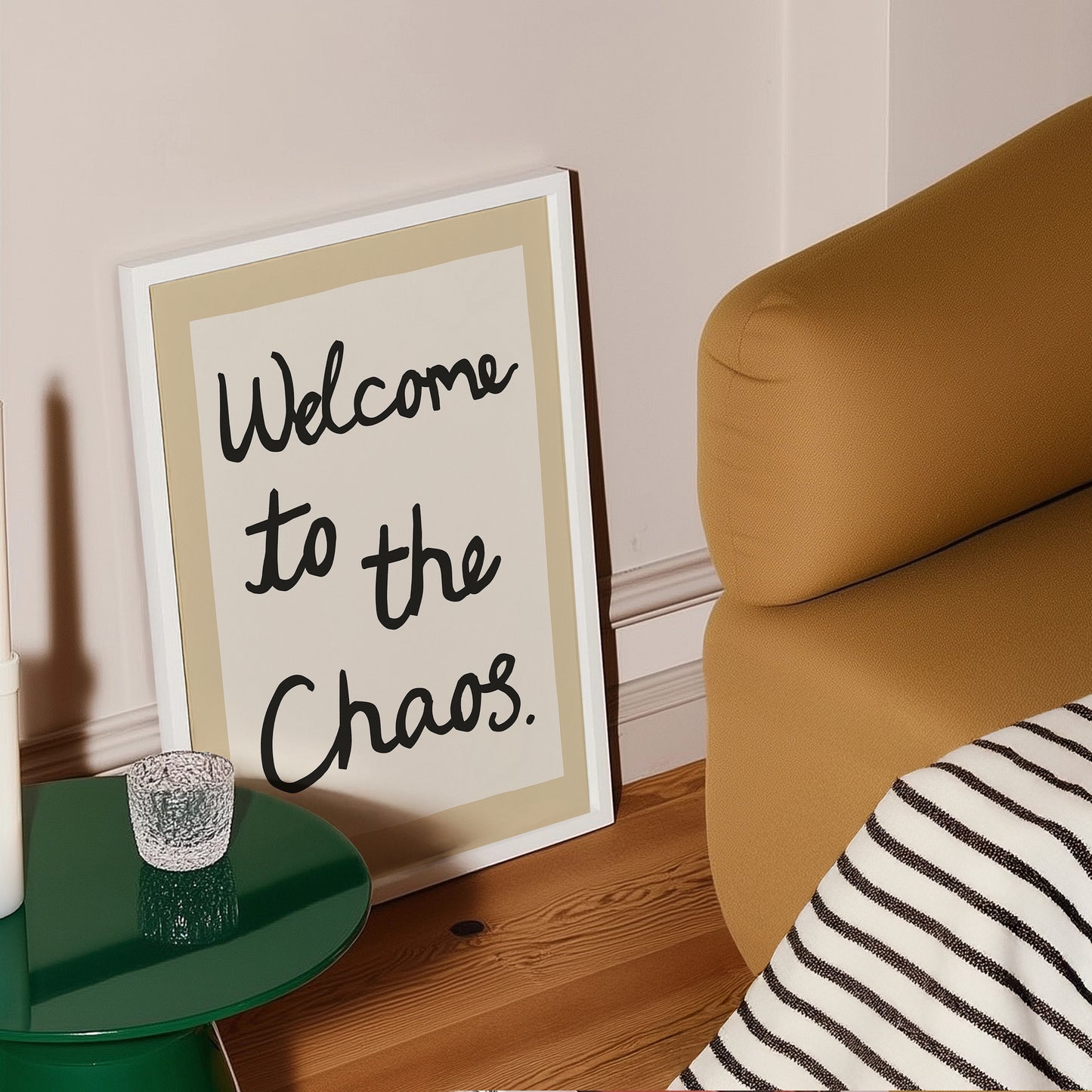 Welcome to the Chaos Handwritten Print